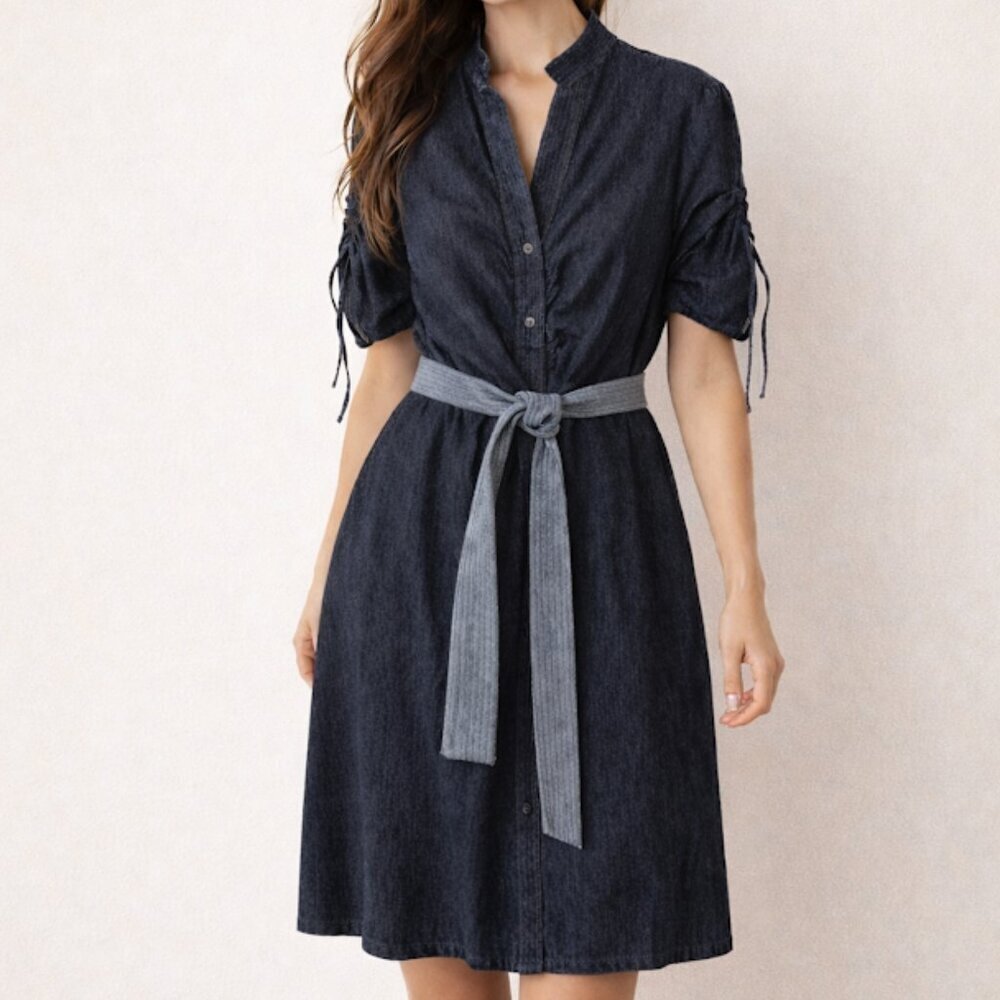 OC by OC Women’s Button-Down Midi Dress – Size 12- Like New